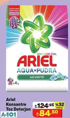 ARİEL KONSANTRE TOZ DETERJAN ARİEL KONSANTRE TOZ DETERJAN